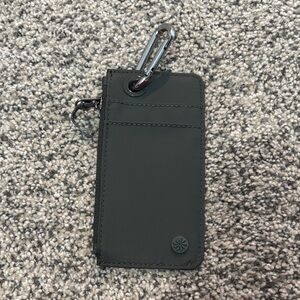 Athleta Black Wallet with Carabiner